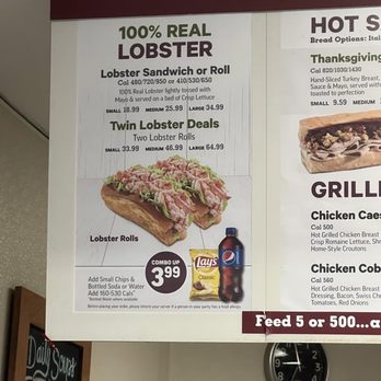 D'Angelo - $65 lobster roll combo?!? What now?? - Sandwiches Near Me - Attleboro, Massachusetts