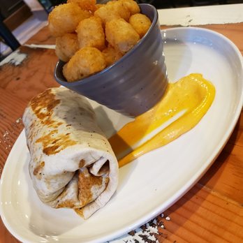 Hyatt Centric Faneuil Hall Boston - Breakfast burrito at onsite restaurant, Bar Mercato - Hotels Near Me - Boston, Massachusetts