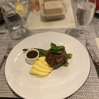 EDGE Restaurant and Bar - Six ounce sirloin, whipped potatoes with the most amazing asparagus - Steakhouses Near Me - Denver, Colorado EDGE Restaurant and Bar - Six ounce sirloin, whipped potatoes with the most amazing asparagus - Steakhouses Near Me - Denver, Colorado