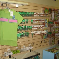Merchandise on display