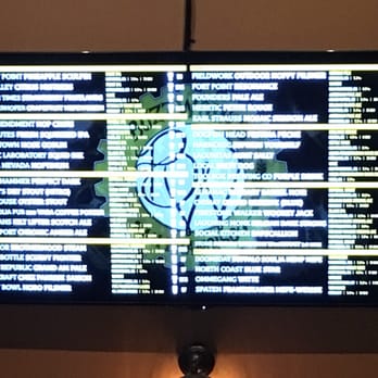 BuzzWorks - Beer menu - hard to get a great shot but LOTS of options, especially for the area - Arcades Near Me - San Francisco, California