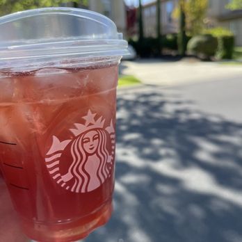Starbucks - Iced Guava Black Tea - Coffee & Tea Near Me - Dublin, California