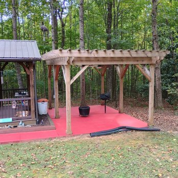 Canopy Roofing of the Upstate - My trellis before my roof. - Roofing Near Me - Seneca, South Carolina Canopy Roofing of the Upstate - My trellis before my roof. - Roofing Near Me - Seneca, South Carolina