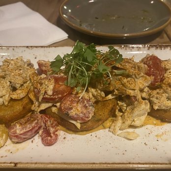 Liquid Assets - Fried green tomatoes with crab meat - American Near Me - Ocean City, Maryland Liquid Assets - Fried green tomatoes with crab meat - American Near Me - Ocean City, Maryland