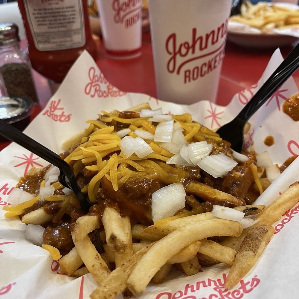 Johnny Rockets - Chili cheese fries - Diners Near Me - Reno, Nevada Johnny Rockets - Chili cheese fries - Diners Near Me - Reno, Nevada