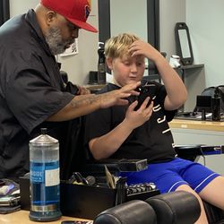 Tune Up The Manly Salon - 11 year old who knows what he wants!