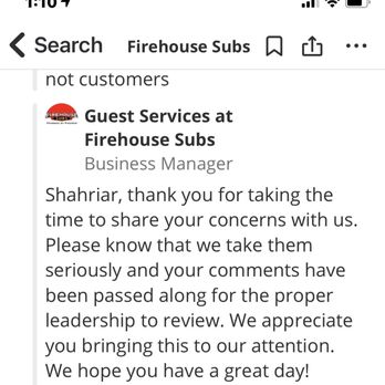 Firehouse Subs - I have received 3 comments exactly written word by word the same way. Ridiculous.. - Sandwiches Near Me - San Jose, California Firehouse Subs - I have received 3 comments exactly written word by word the same way. Ridiculous.. - Sandwiches Near Me - San Jose, California