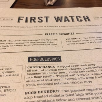 First Watch - Breakfast & Brunch Near Me - Columbus, Ohio