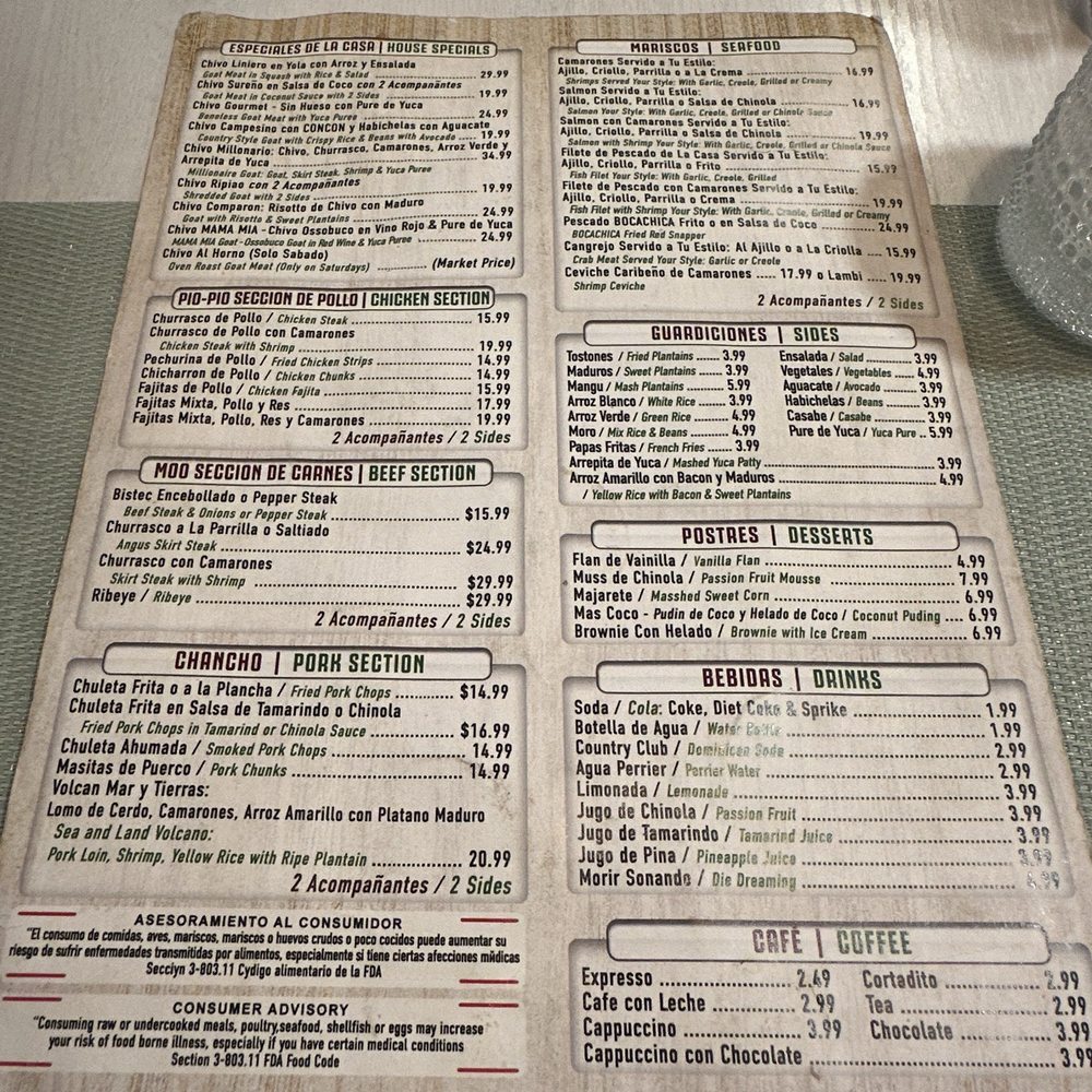 Chivo Liniero - Menu - Dominican Near Me - Greenacres, Florida Chivo Liniero - Menu - Dominican Near Me - Greenacres, Florida