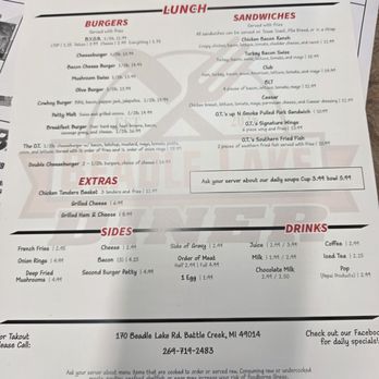 Beadle Lake Diner - Menu - Breakfast & Brunch Near Me - Battle Creek, Michigan