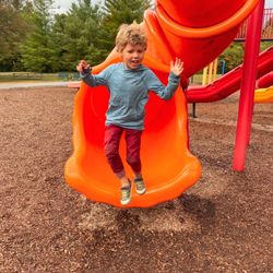 Glen Miller Park - We spent a good hour playing and they happily would have stayed longer.