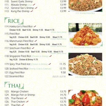 Hakka Lin's Garden - Menu page 4 - Hakka Near Me - London, Ontario Hakka Lin's Garden - Menu page 4 - Hakka Near Me - London, Ontario
