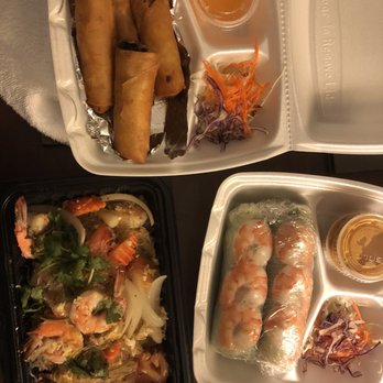 Thai Terrace - Pad Woonsen Noodle, egg rolls, 2 Piece Shrimp Spring Roll - Thai Near Me - Fort Worth, Texas Thai Terrace - Pad Woonsen Noodle, egg rolls, 2 Piece Shrimp Spring Roll - Thai Near Me - Fort Worth, Texas
