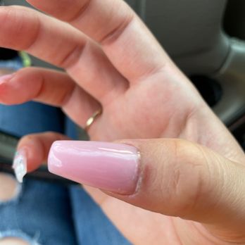 Euro Nails Spa - He burned the skin on top of my thumb because he was looking at somebody else! - Nail Salons Near Me - Riverside, California