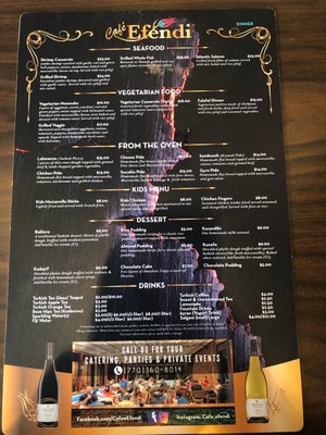 Menu photo 4 Cafe Efendi Alpharetta, GA