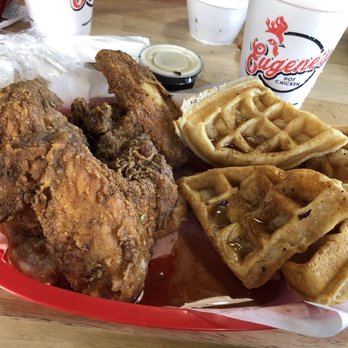 Eugene's Hot Chicken - Southern Chicken Wings with Waffles - Food Trucks Near Me - Birmingham, Alabama Eugene's Hot Chicken - Southern Chicken Wings with Waffles - Food Trucks Near Me - Birmingham, Alabama