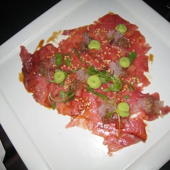 Amuse Wine Bar - Ahi carpaccio with bubu arare - Wine Bars Near Me - Honolulu, Hawaii Amuse Wine Bar - Ahi carpaccio with bubu arare - Wine Bars Near Me - Honolulu, Hawaii