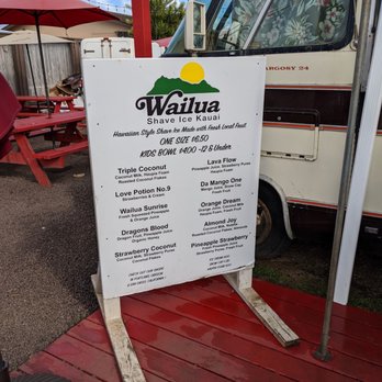 Wailua Shave Ice - Shaved Ice Near Me - Kapaa, Hawaii