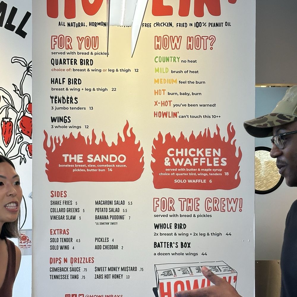 Howlin' Ray's - Menu IG: @ammysalamii - Southern Near Me - Pasadena, California Howlin' Ray's - Menu IG: @ammysalamii - Southern Near Me - Pasadena, California