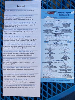 Menu photo 2 Charly's Airport Restaurant Williamsburg, VA Menu photo 2 Charly's Airport Restaurant Williamsburg, VA
