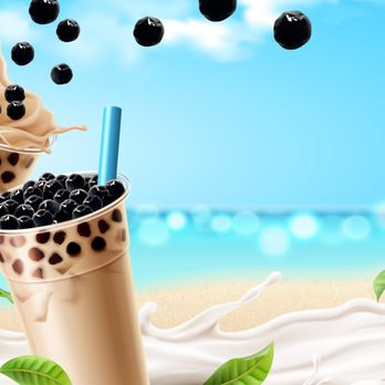New Banhmi Cafe - two cups of bubble tea with blackberries - Vietnamese Near Me - Brooklyn, New York New Banhmi Cafe - two cups of bubble tea with blackberries - Vietnamese Near Me - Brooklyn, New York