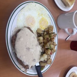 Country fried steak. Country fried steak.