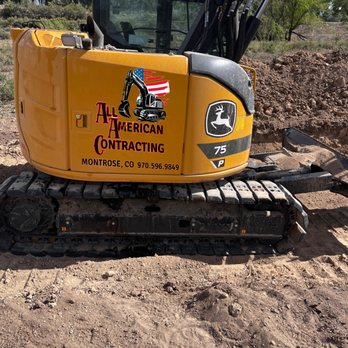 All American Contracting - New machine - Excavation Services Near Me