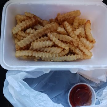 The Funky Chicken - Large fries - Food Trucks Near Me - Ames, Oklahoma