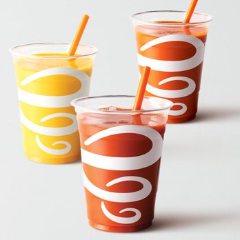 Jamba - three cups of juice with straws - Juice Bars & Smoothies Near Me - Oceanside, California