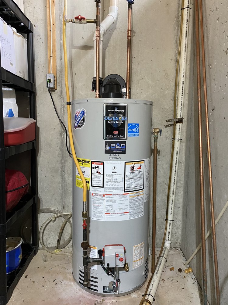 Slide of B&G Mechanical