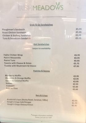 Menu photo 2 Irish Meadows Dublin, D Menu photo 2 Irish Meadows Dublin, D