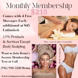 Rema's Secrets - Spa sales