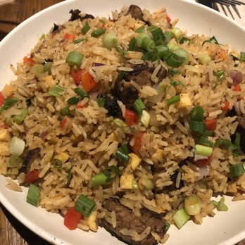 Viva Chicken - Arroz Chaufa with steak - Peruvian Near Me - Winston Salem, North Carolina