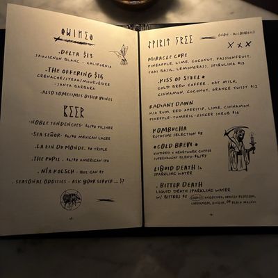 Menu photo 3 Kindred San Diego, CA