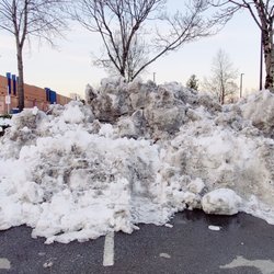 Scottsdale Centre - Snow piled up