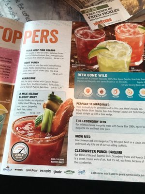 Menu photo 3 Hooters Cedar Hill, TX
