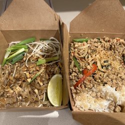 Sen Pad Thai - Pad Thai and pad ga pao chicken