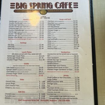 BIG SPRING CAFE - Updated July 2025 - 78 Photos & 61 Reviews - 3507