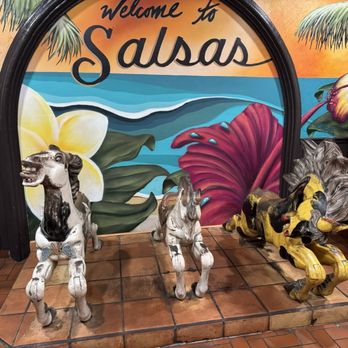 Salsas Mexican Restaurant - Entryway (kinda scary horses) 8.6.26 - Mexican Near Me - Galveston, Texas Salsas Mexican Restaurant - Entryway (kinda scary horses) 8.6.26 - Mexican Near Me - Galveston, Texas