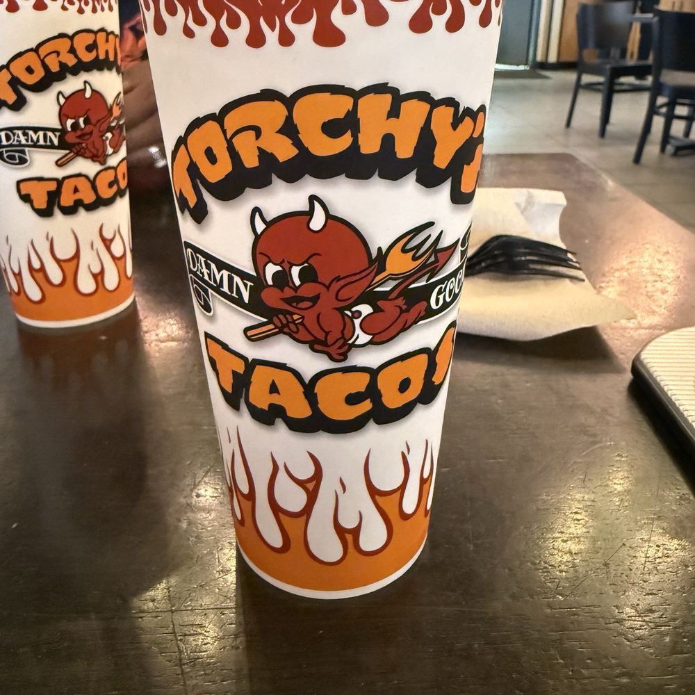 Torchy's Tacos - The cool drink cups spicy lol - Tacos Near Me - San Antonio, Texas Torchy's Tacos - The cool drink cups spicy lol - Tacos Near Me - San Antonio, Texas