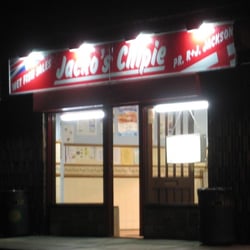 Jacko's Chippy - It was cold and dark - couldn't keep the camera steady!