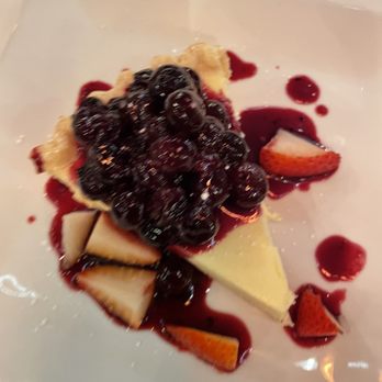 Jessica's Restaurant - Goat cheese cheesecake with blueberry compote - Italian Near Me - Fanwood, New Jersey