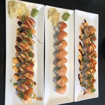 Okayama Express - Pink Lady Roll, Double Salmon, Queen of Shiba Roll - Japanese Near Me - San Jose, California Okayama Express - Pink Lady Roll, Double Salmon, Queen of Shiba Roll - Japanese Near Me - San Jose, California