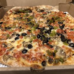 NY Pie - Take out NY Veggie on thin crust.