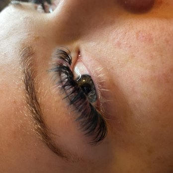 KLP Esthetics - Volume Lash Extensions with Colored Extensions - Hair Removal Near Me - Monroe, Washington