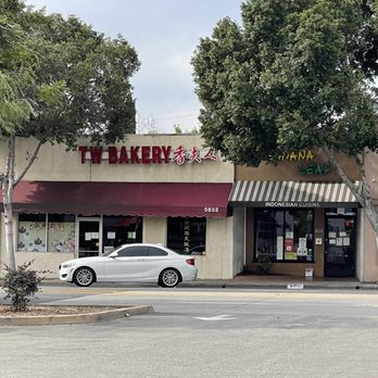 T W Bakery - a car parked in front of the bakery - Bakeries Near Me - Temple City, California