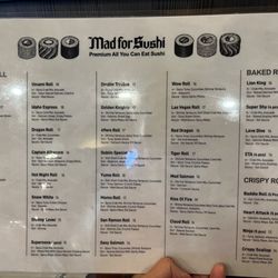 Mad For Sushi - Special rolls