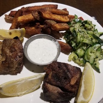 Cypriana - Pork belly butt was delicious and tender. The fries are delightful and the tabouli was refreshing! - Mediterranean Near Me - Baltimore, Maryland