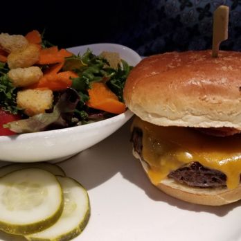 Yard House - BBQ Bacon Burger & salad - New American Near Me - Indianapolis, Indiana Yard House - BBQ Bacon Burger & salad - New American Near Me - Indianapolis, Indiana