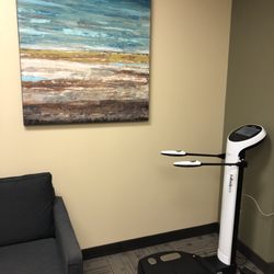 Elite Testosterone Replacement - Our InBody machine, where we test body fat percentage and lean muscle mass. As an Elite client, you'll have unlimited access to your stats.